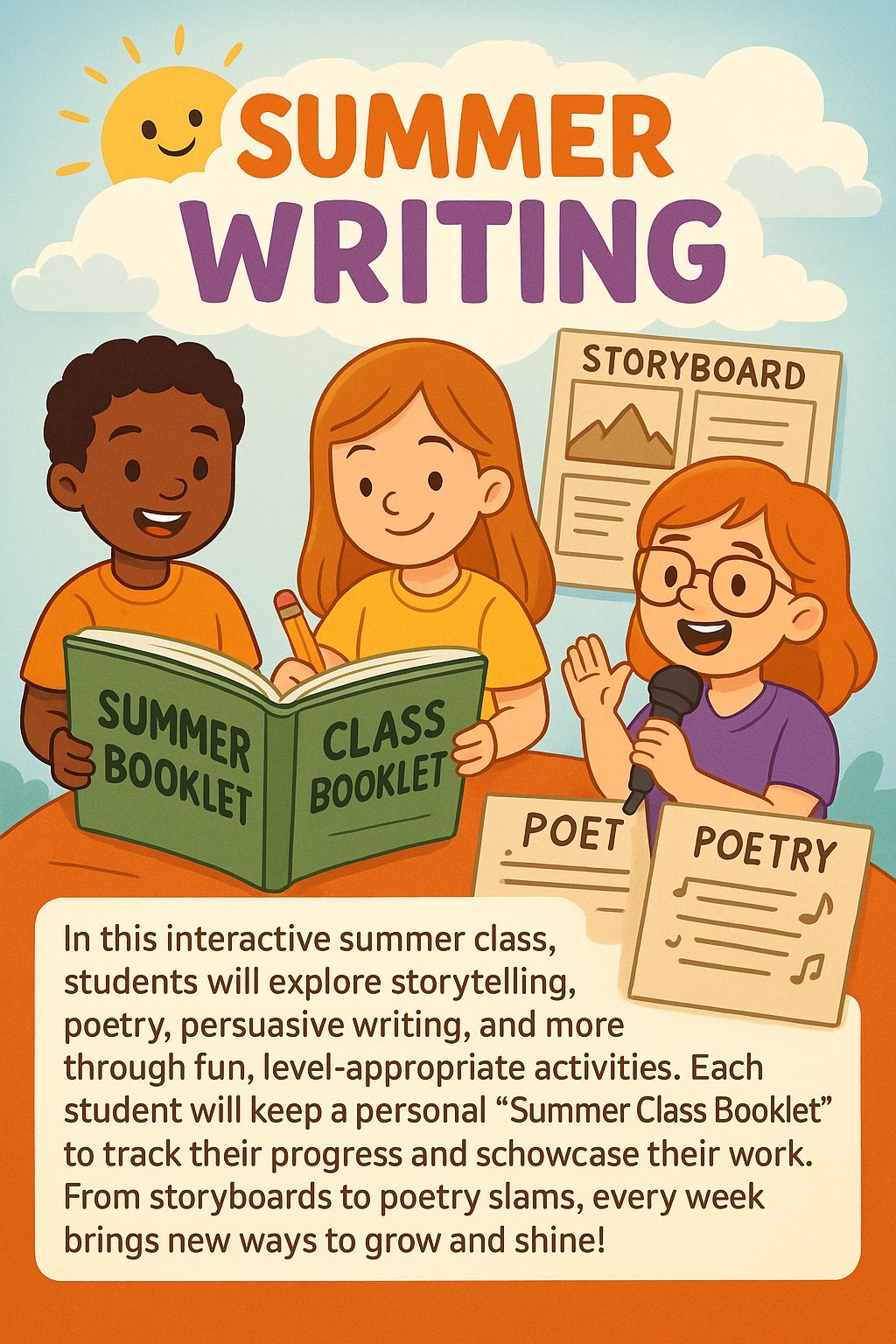 Creative Reading & Writing (Grades 3–8):