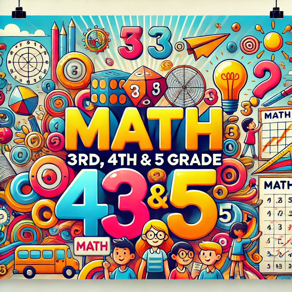 Math (grade 3, 4, and 5)    {class details & registration}